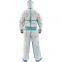 Microporous Safety Coverall Type 5/6 Disposable Coverall with tape