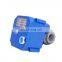 High speed 3 way air fan coil vacuum ball motorized valve CWX-25S