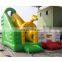 Giraffe cartoon image theme kids small inflatable bouncy house castle