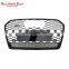 RS6 Carbon fiber pattern grill  for Audi A6 S6 C7 PA  Auto modified High quality body kit grill 2016 2017 2018