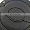 Black Fuel Door Gas Tank Cap Cover for Jeep Wrangler JK