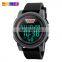 SKMEI 1218 Sports LED Digital Wristwatches Chronograph Men 12 / 24 Hours Silicone Strap Clock Waterproof Watches
