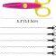 Colorful Paper Edge Scissor Set for Teachers Crafts Scrap booking Kids Crafting Zig Zag Scissors