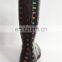 Fashion Medical Women PVC transparent rain boots Knee high wellington gumboots