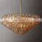 Luxury vintage Chiara round crystal metal chandelier for home hotel ceiling hanging lighting