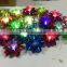 Holiday Shiny LED lighting Star Bow and PET Ribbon Celebration Party Times