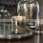 Mercury Glass Candle Jar with Glass Dome /Glass Candle Holder                        
                                                Quality Choice