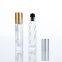 Wholesale Empty 20g 5ml Transparent Crystal Glass Roll Clear Mini Roll on Glass Perfume Bottle