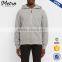 2016 Custom Wholesale Blank Zip Up Grey Hoodies Men