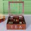 hot sale antique design luxury wooden tea box gift box packing