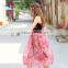 Wholesale knee length bow front tulle skirt, ladies skirt fashion 2015