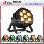 DJ Portable IP65 outdoor RGBWA UV led par can 7pcs 12w led par light