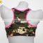 High Quallity Camouflage Color Sport Bra,sexy Women Bra