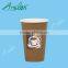 Compostable PLA Coated Paper Coffee Cup