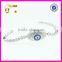 New Jewelry evil eye design custom bracelet wholesale fashion 925 silver cz bracelet