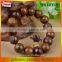 Natural Beads Hand Carved Buddha Prayer Men Wooden Bracelet