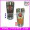 Double Layers Color Changing Stainless Steel Thermo Tumbler Mug