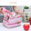 Cooler Bag With Stripe for Picnic Insulated Cooler Bag for Food and Fruit