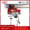 promotional wholesale 200-1000KG 220V/single phase Wire Rope Mini PA Type Electric Hoist with Electric Trolley