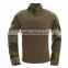 1/4 Zip front tactical response combat shirt w mandarine collar uniform sleeves best tactical clothing