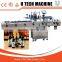 Automatic adhesive sticking label machine small bottles