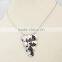 Stylish 316L Stainless Steel Pendant Long Chain Necklace