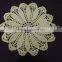 Pure color embroidered weaved placemat,
