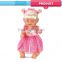 High quality sweet 16 inch sleeping baby doll for kids