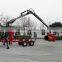 ATV timber trailer with crane/log trailer with grapple ZM3004