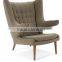 promotion modern lounge chair, classic design papa bear chair