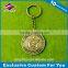 Antique bronze plated 3D metal Pakistan eagle keychain for sale