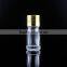 bottle for essential oils clear glass bottle with gold aluminum screw cap