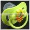 Hot sale plastic adult baby pacifier with silicone nipple