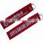 Custom Made High Quality Airlines Pilot Embroidery Jacqaurd Keyring Keychain Gift and Promotion