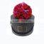 Custom design luxury paper flower hat box