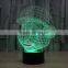 wholesale Super Mario shape bedroom Acrylic decorative colorful 3d led night lamp