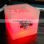 Remote control color changing ice bucket