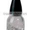 5ml clear small glass nail polish bottle with cap and brush