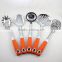 Stainless steel kitchen tools with plastic handle