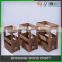 Shipping Wooden Boxes For Wine Glass Bottles