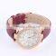 Fashion lady watch water resistant 30m with leather band