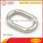 Shiny Nickel Oval Shape Metal Ornament Handbag Accessories with high standard