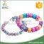 Hot selling plastic beads jewelry set for girls