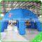 Commercial Nice design blue color dome inflatable tent