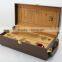 factory custom-make luxury leather wine box