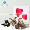 Paintable low energy ceramic flat panel heater