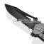 Field survival Knife Black Coated Blade & with customer logo on handle folding knife