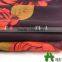 Shaoxing Textile Polyester 50D floral satin fabric/ womens satin pajamas fabric