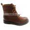 2015 ankle women lace up boot comfortable flat woman boot for winter