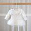 2016 high quality baby girl stripe cotton child baby dress new style model